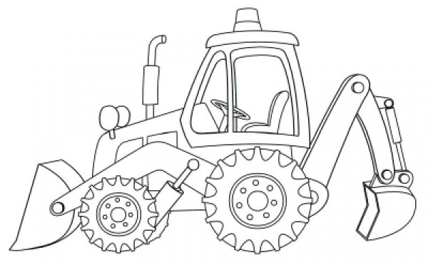 Рисунки тракторов для срисовки